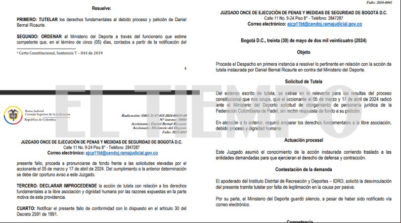  Descripción de la imagen Pádel: El deporte que pide pista para profesionalizarse en Colombia